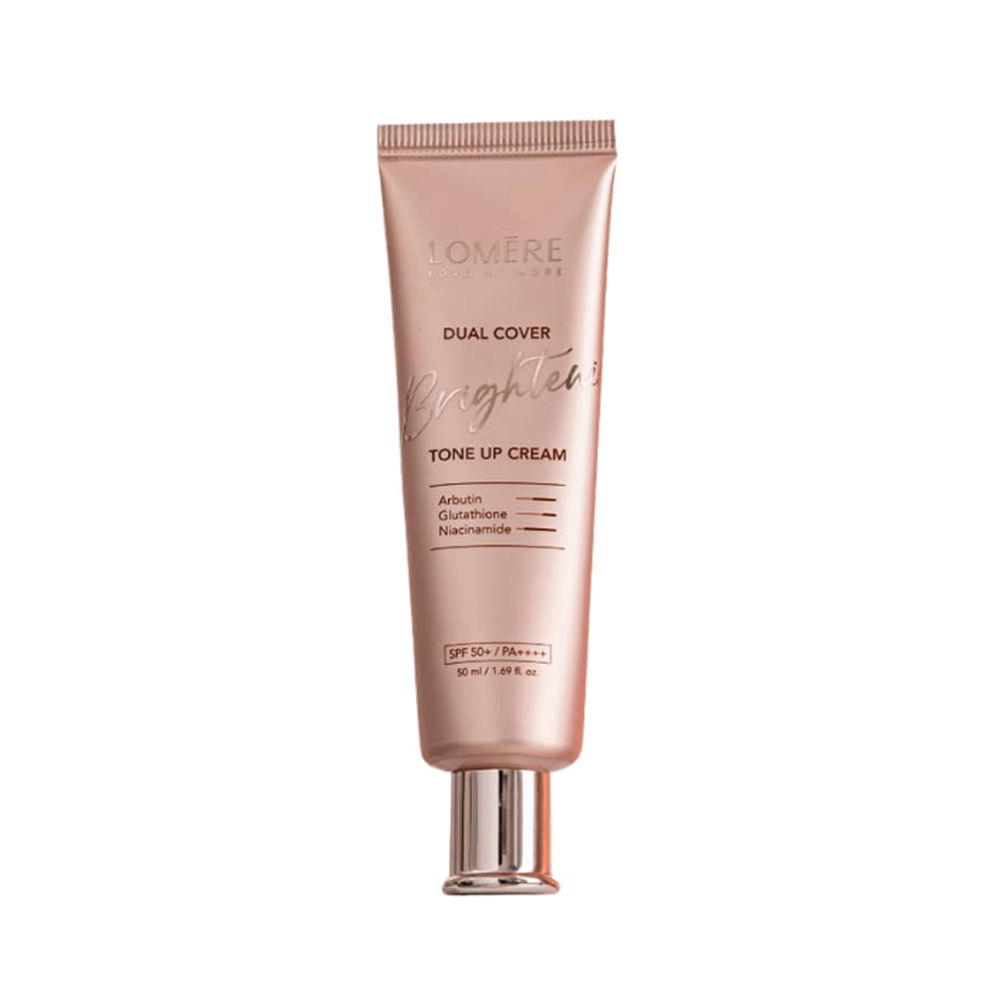 Kem ngày nâng tone LOMERE Duel Cover Brightening Tone-UP Cream SPF50+/ PA+++ 50ml - Image 2