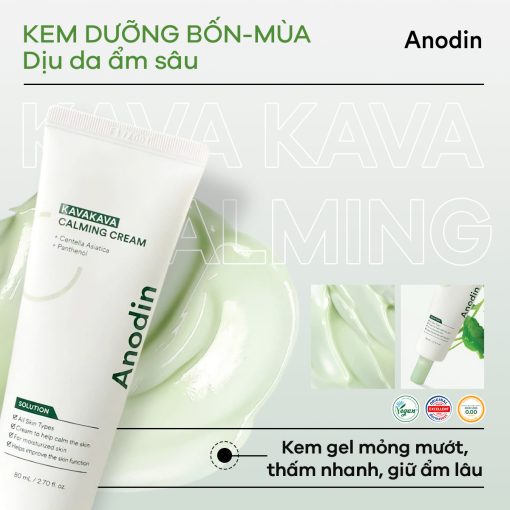 Kem dưỡng làm dịu và cấp ẩm sâu Anodin Kavakava Calming 80g - Hàng chính hãng - Image 3