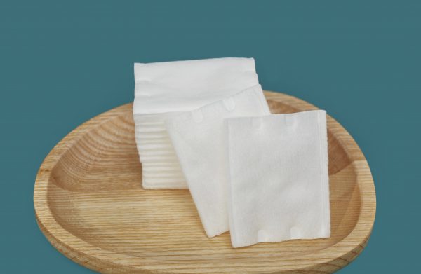 Bông Tẩy Trang Reskin Vuông 180 Miếng 100% Cotton Không Sơ Bông - Image 3