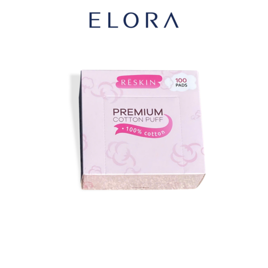 Bông tẩy trang đa năng 100% Cotton phiên bản nâng cấp Reskin Premium Puff (100 miếng)